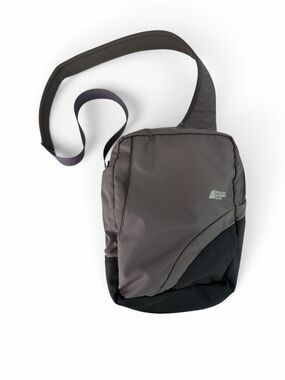 MEC Gray Sling Crossbody Travel Hiking Everyday Bag